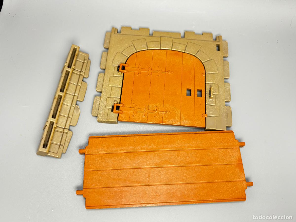 Playmobil: Playmobil lote pilar pared marco y puerta castillo