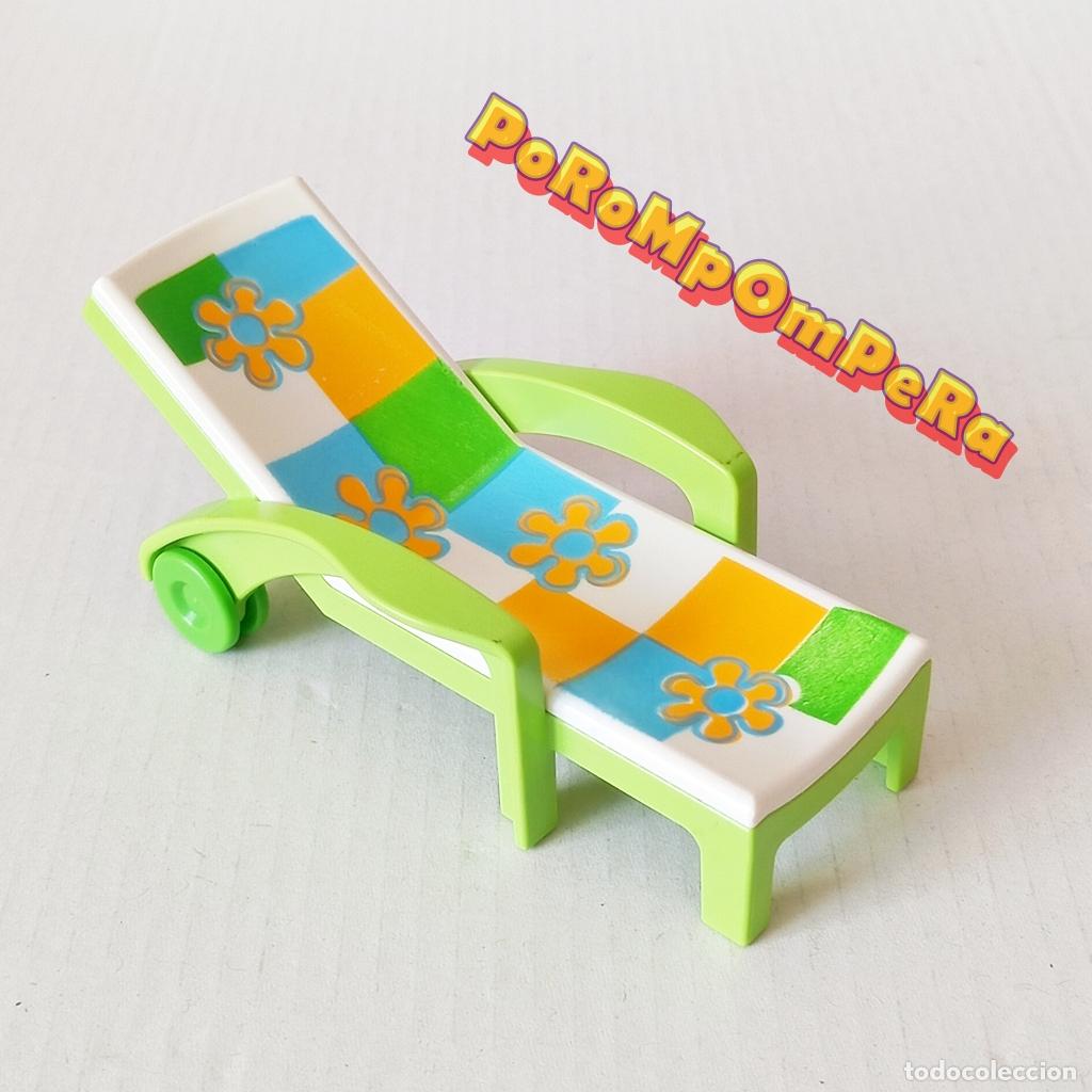 Playmobil: PLAYMOBIL TUMBONA DE PLAYA CON RUEDAS PISCINA 4864 5964 SIMILAR 5575 CG6C