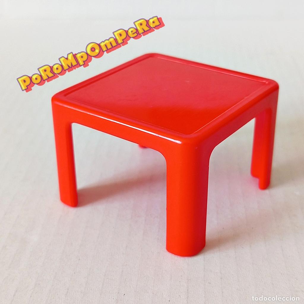 Playmobil: PLAYMOBIL MESA PEQUE&Ntilde;A CUADRADA ROJA 3290 ? NI&Ntilde;O HABITACI&Oacute;N INFANTIL A&Ntilde;OS 80 CG6C