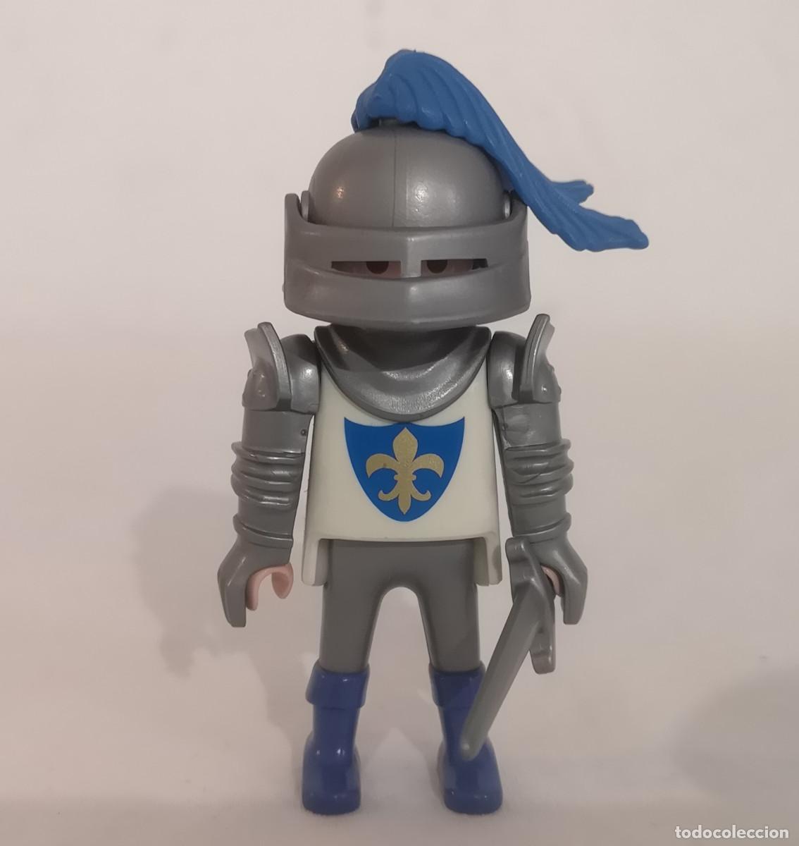 Playmobil: PLAYMOBIL MEDIEVAL CABALLERO FLOR DE LYS DORADA