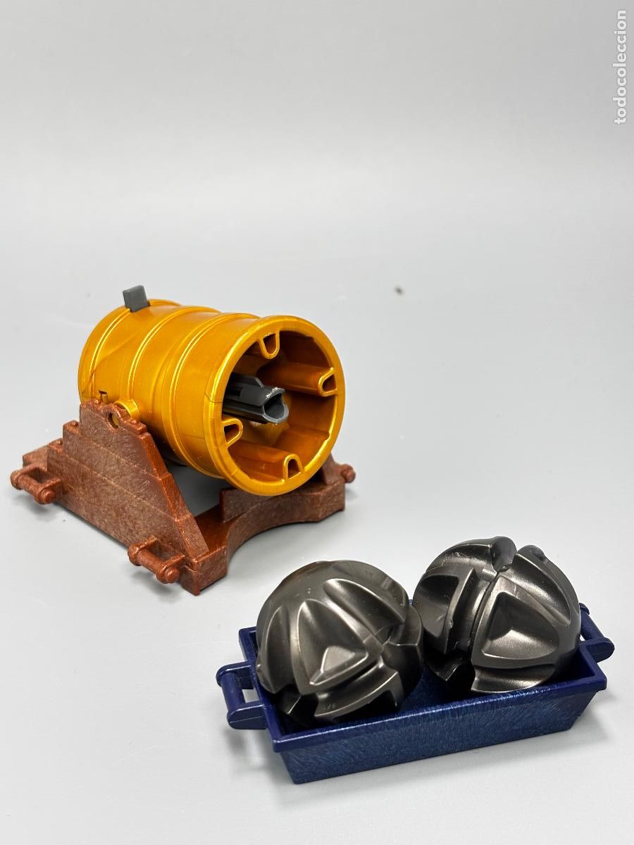 Playmobil: Playmobil lote ca&ntilde;&oacute;n con proyectil bandeja