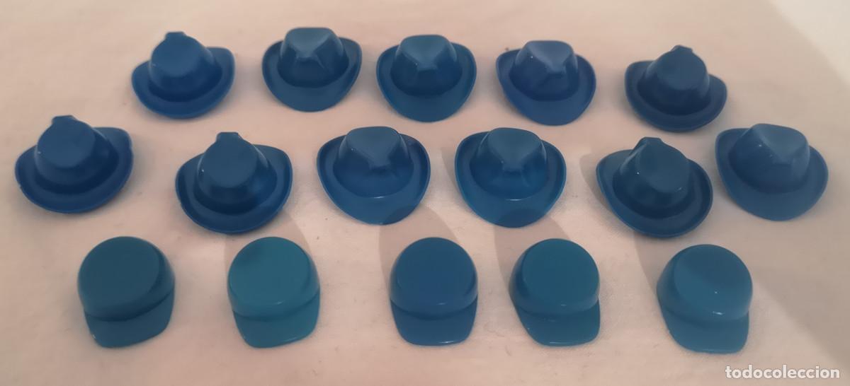 Playmobil: PLAYMOBIL OESTE LOTE GORROS SOMBREROS NORDISTAS A&Ntilde;OS 70