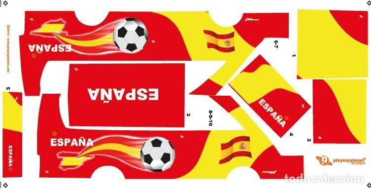 Playmobil: STICKERS F&Uacute;TBOL ESPA&Ntilde;A COMPATIBLES CON PLAYMOBIL&reg; BUS 5106, 5025, 4419, 5603 Y 3169