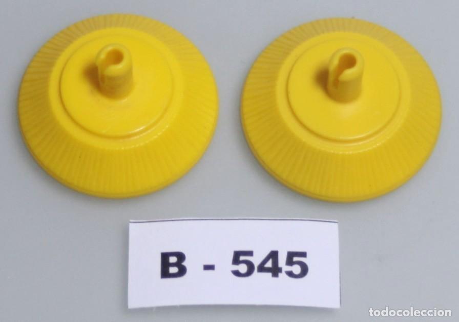 Playmobil: PLAYMOBIL 2 CEPILLOS PARA VEH&Iacute;CULO BARREDOR - 3790 70203 CIUDAD LIMPIEZA RECAMBIOS REPUESTOS (B-545)