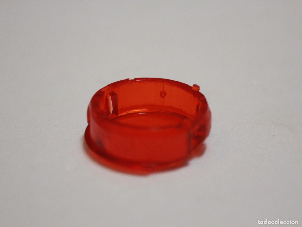 Playmobil: Accesorio playmobil tulipa roja transl&uacute;cida para l&aacute;mpara farol rota