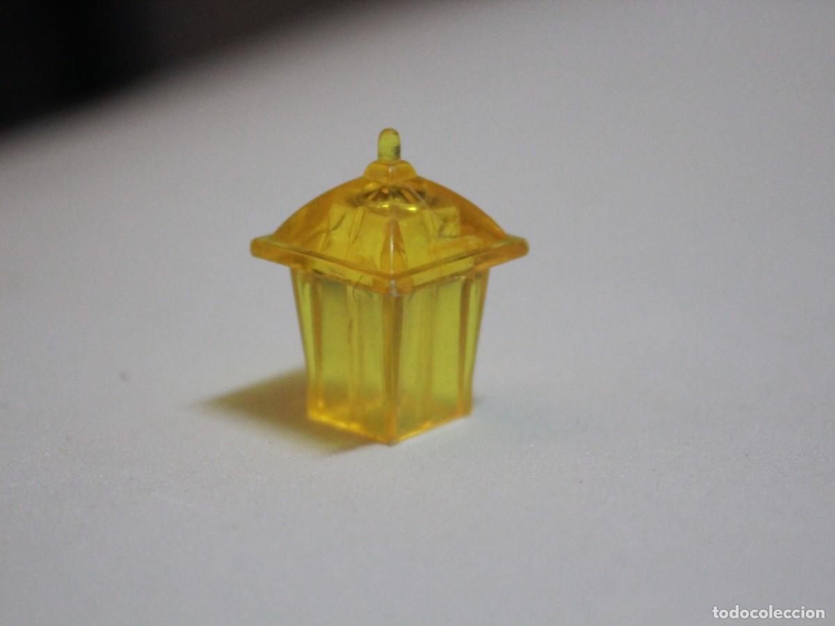 Playmobil: Accesorio playmobil farol l&aacute;mpara amarilla transparente