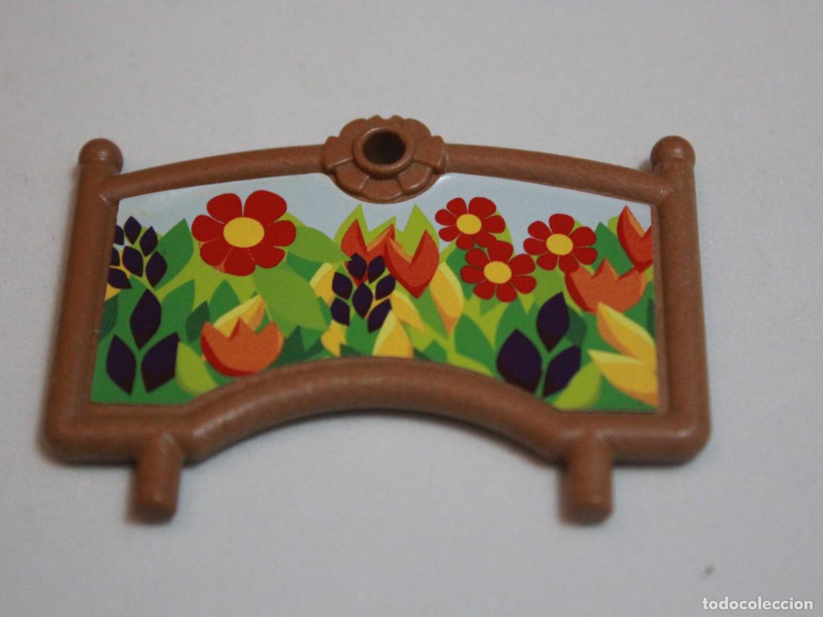 Playmobil: Accesorio playmobil valla jard&iacute;n decorada con flores