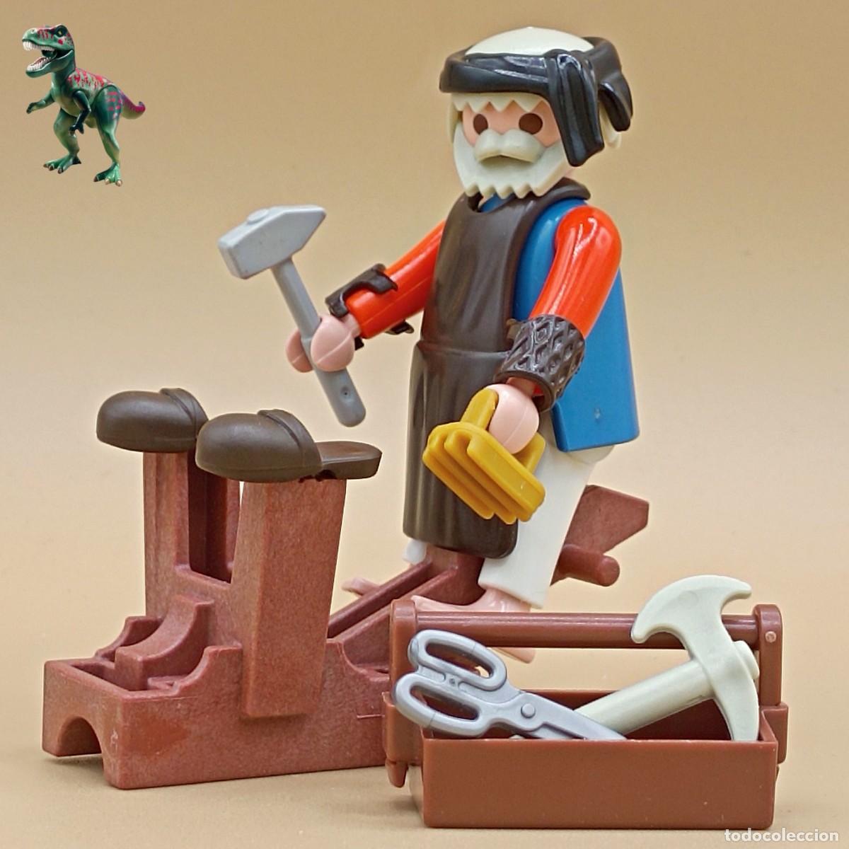 Playmobil: Playmobil zapatero artesano remendon campesino aldeano sastre medieval belen oeste western