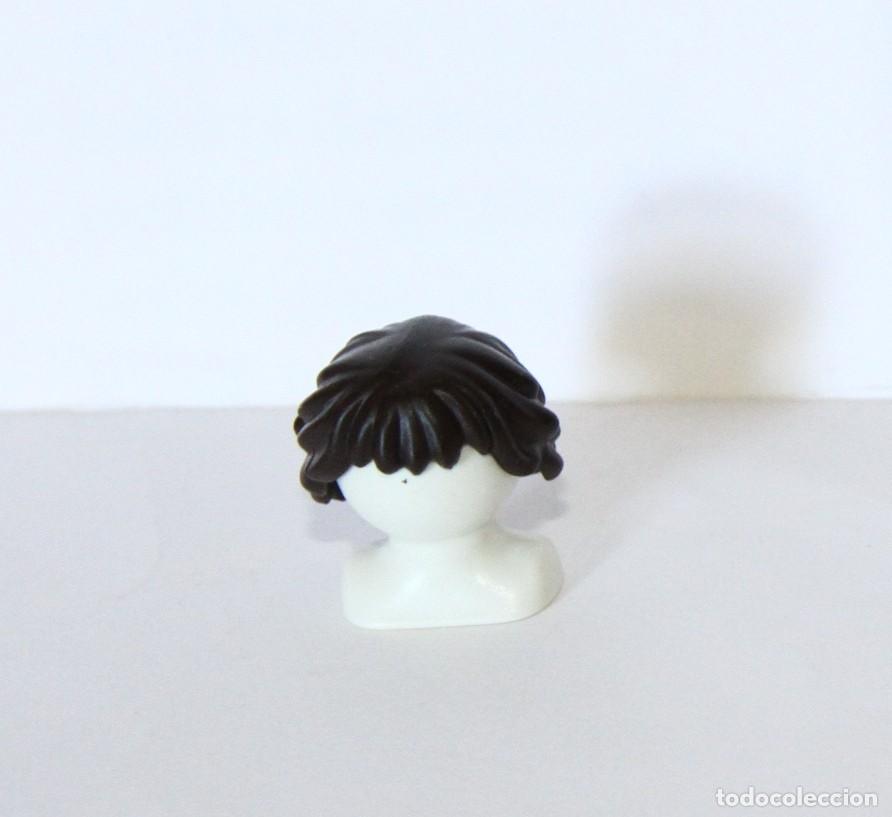 Playmobil: PLAYMOBIL MEDIEVAL PELO PELUCA negro HOMBRE RIZADO