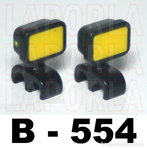 Playmobil: PLAYMOBIL 2 FOCOS PARA JEEP VEH&Iacute;CULO ANFIBIO 4228 4844 5429 4846 - RECAMBIOS REPUESTOS (B-554)