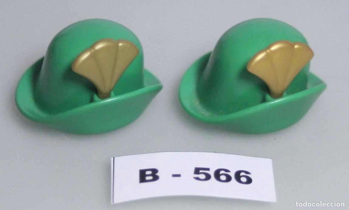 Playmobil: PLAYMOBIL 2 SOMBREROS MEDIEVALES - SOLDADO GUARDIA (B-566)