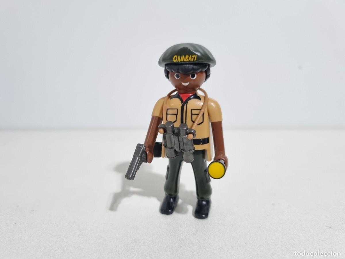 Playmobil: Playmobil 5907 Guardia Vigilante Africano Campamento Oambati Safari Guia