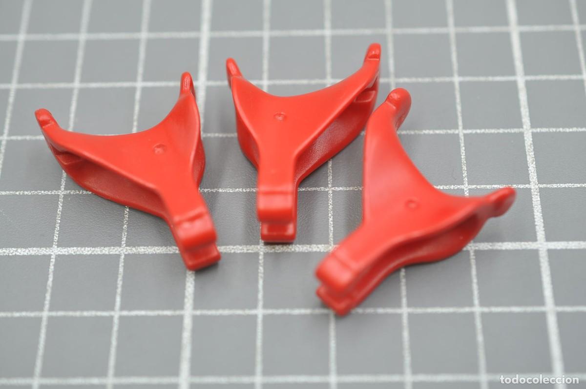 Playmobil: wsk082 Playmobil, 3 monturas medievales rojas