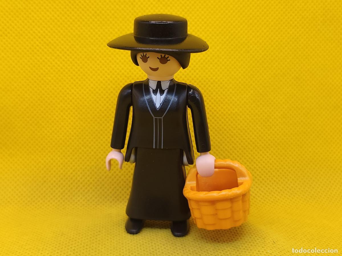 Playmobil: Playmobil Mujer del oeste, se&ntilde;ora victoriana con cesta