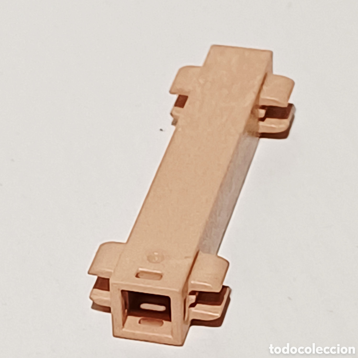Playmobil: Pieza playmobil poste marron claro beige valla granja victoriano city ciudad remate 6 cm