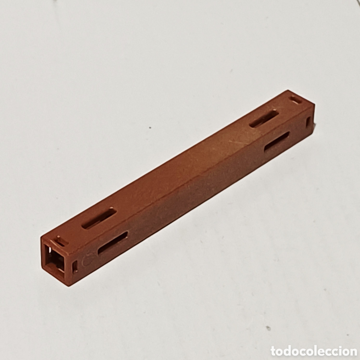Playmobil: Pieza playmobil poste marron oscuro roble puerta valla granja victoriano city ciudad remate 9 cm