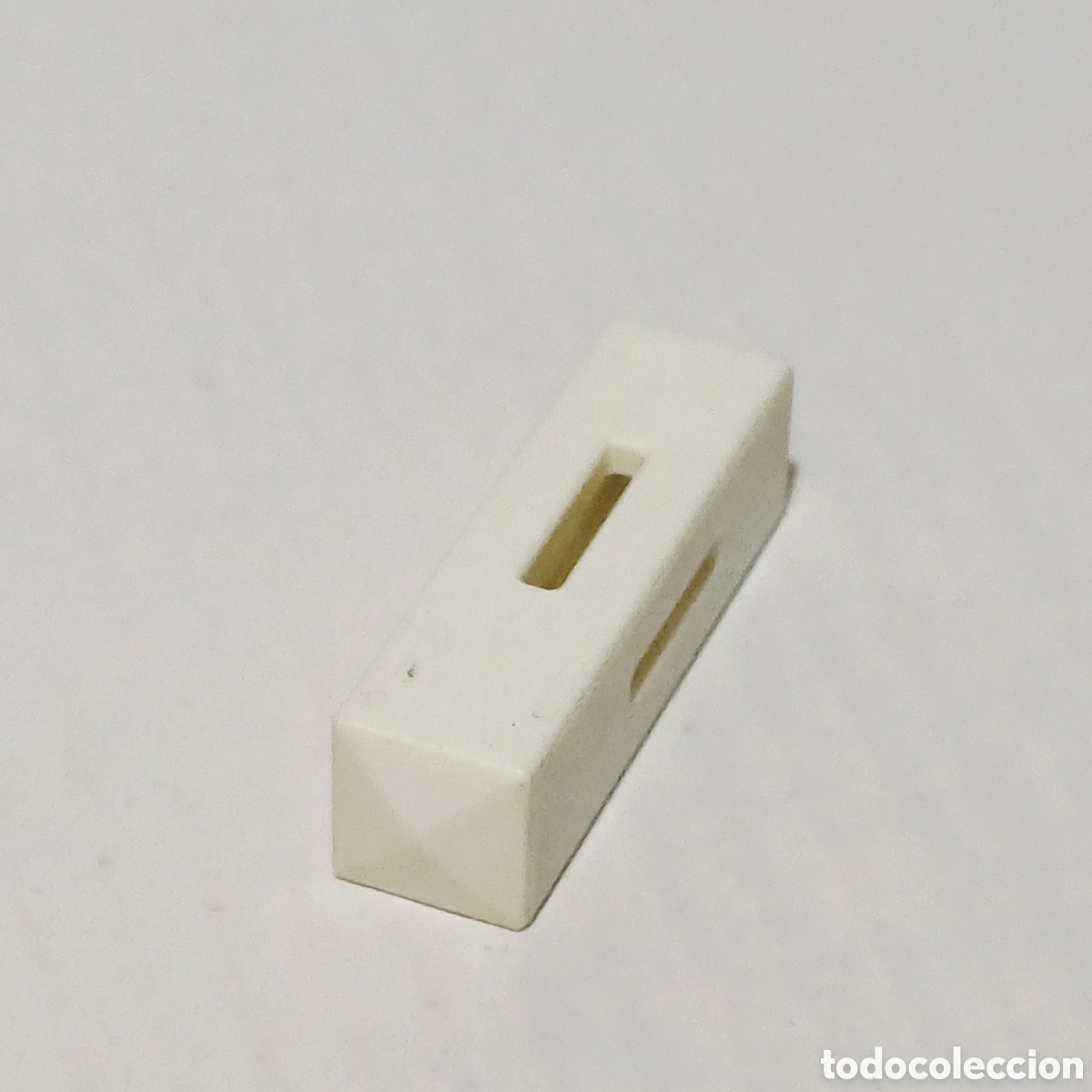 Playmobil: Pieza playmobil poste blanco con remate valla granja victoriano city ciudad remate 3,5 cm