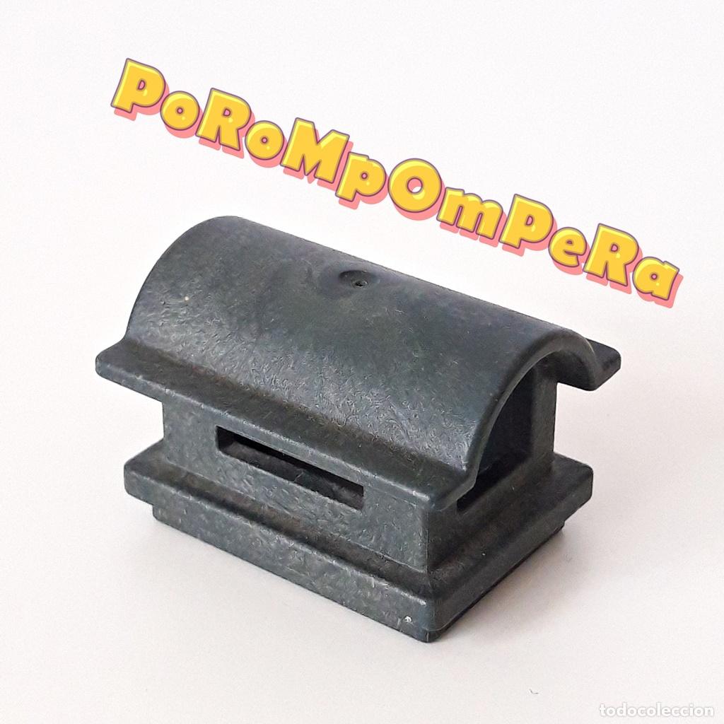 Playmobil: PLAYMOBIL PIEZA GRIS OSCURA TERMINACI&Oacute;N CHIMENEA MANSI&Oacute;N VICTORIANA SIMILAR 5300 5301 5305 MBX