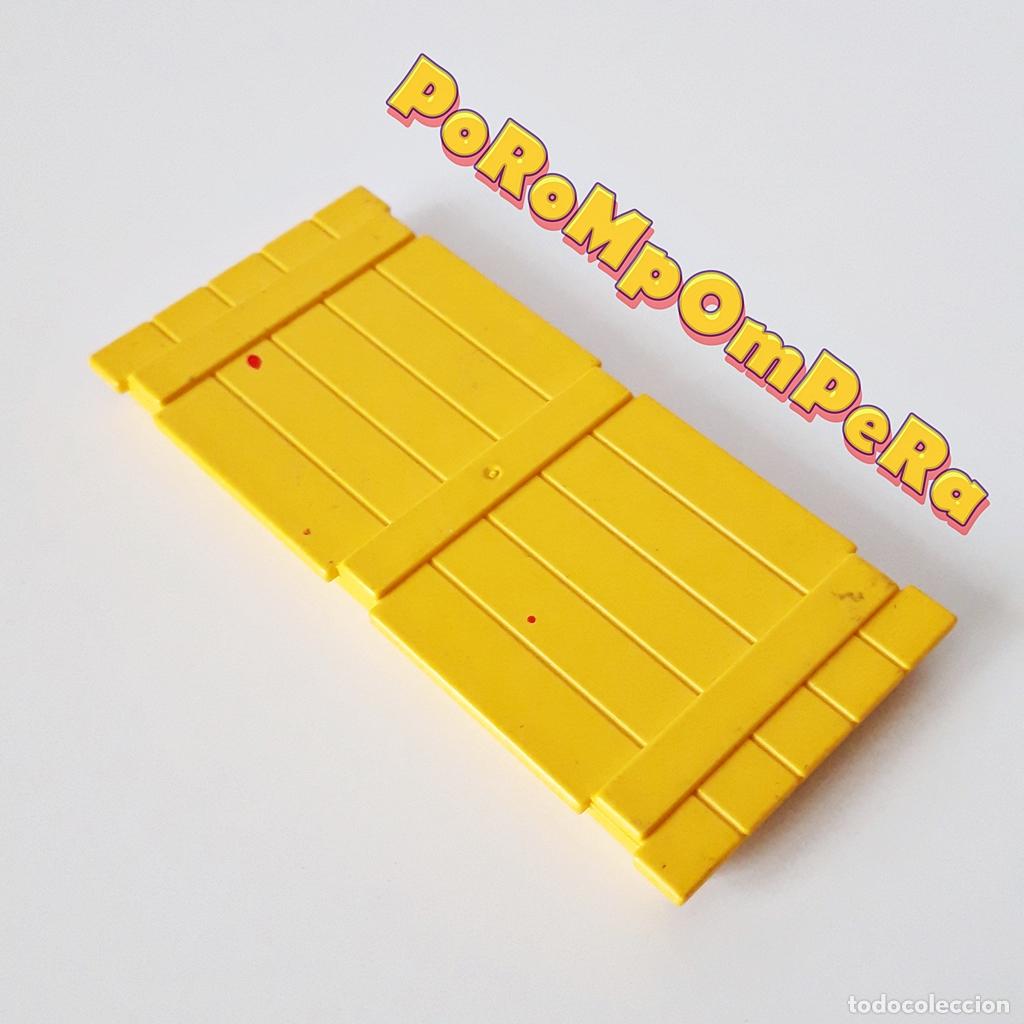 Playmobil: PLAYMOBIL TAPA AMARILLA BA&Uacute;L VAG&Oacute;N DE TREN 4017 CAJA TRANSPORTISTA VICTORIANO 5640 ARC&Oacute;N CAJ&Oacute;N K8