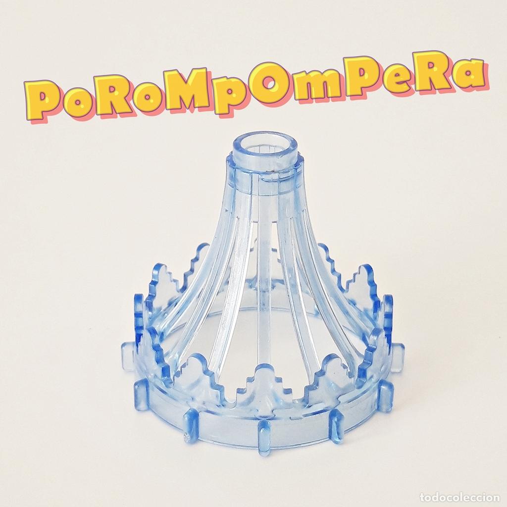 Playmobil: PLAYMOBIL PIEZA SUPERIOR AZUL TRASL&Uacute;CID L&Aacute;MPARA ARA&Ntilde;A CASTILLO PRINCESA 3019 PALACIO REAL CHANDELIER