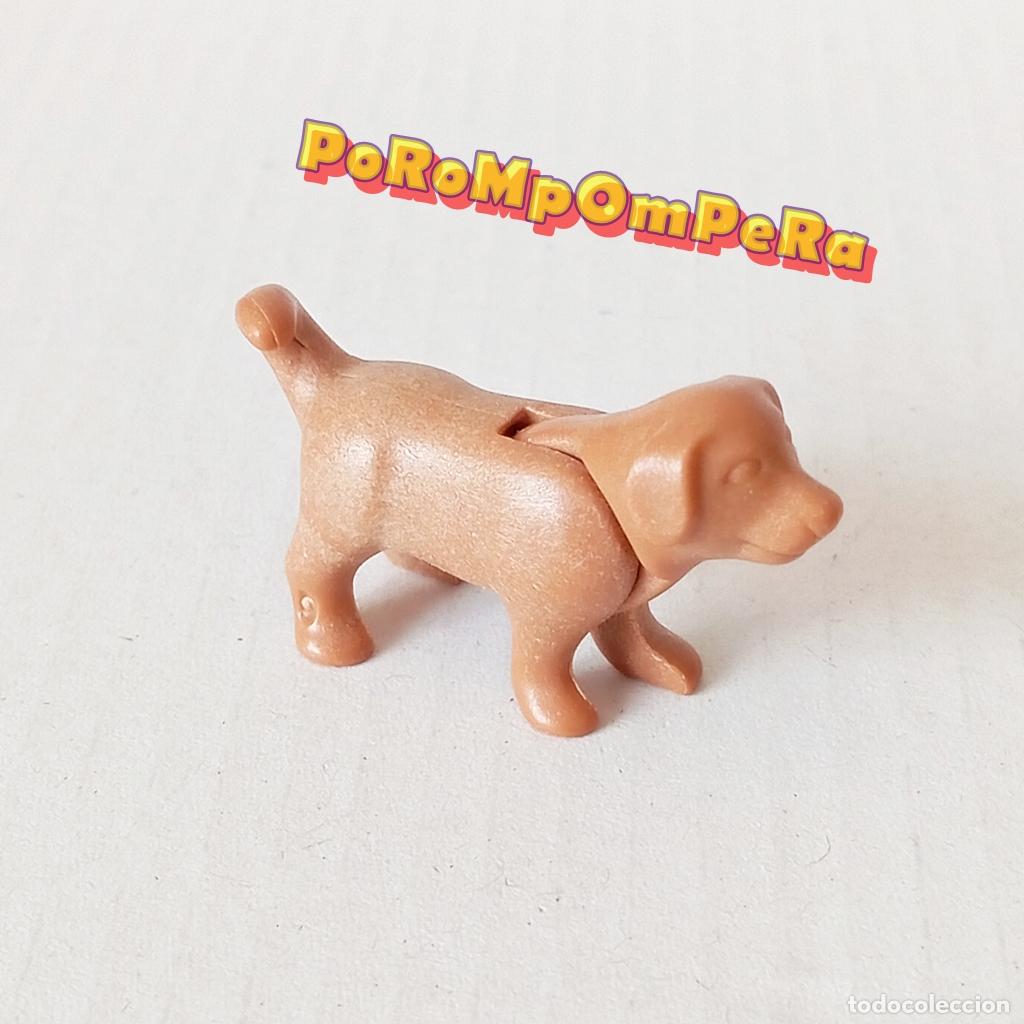 Playmobil: PLAYMOBIL CACHORRO PERRO MARR&Oacute;N SIMILAR 3255 3368 3656 3965 3993 4060 4237 4498 4598 5167 MASCOTA C5