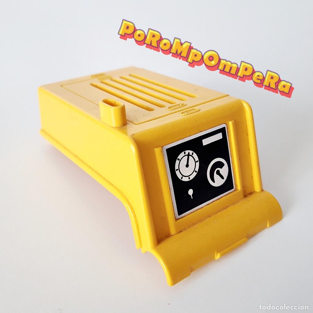 Playmobil: PLAYMOBIL PIEZA AMARILLA MAQUINARIA CONSTRUCCION 7113? CUBIERTA VEH&Iacute;CULO GENERADOR OBRA CG4