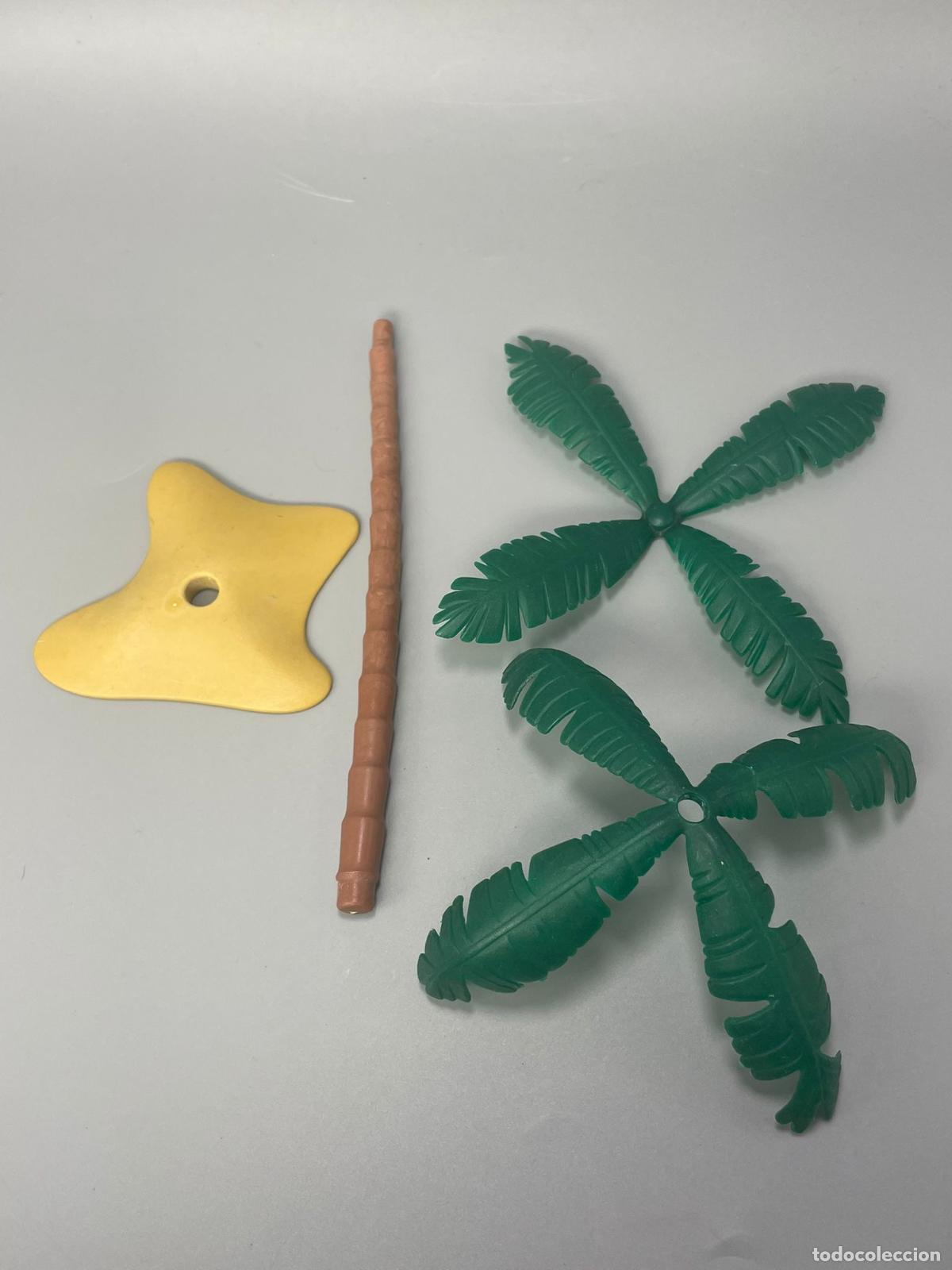 Playmobil: Playmobil palmera con base primera &eacute;poca