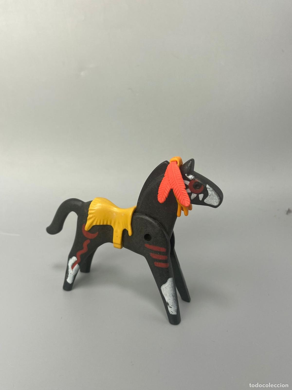 Playmobil: Playmobil caballo indio con silla de montar y pluma