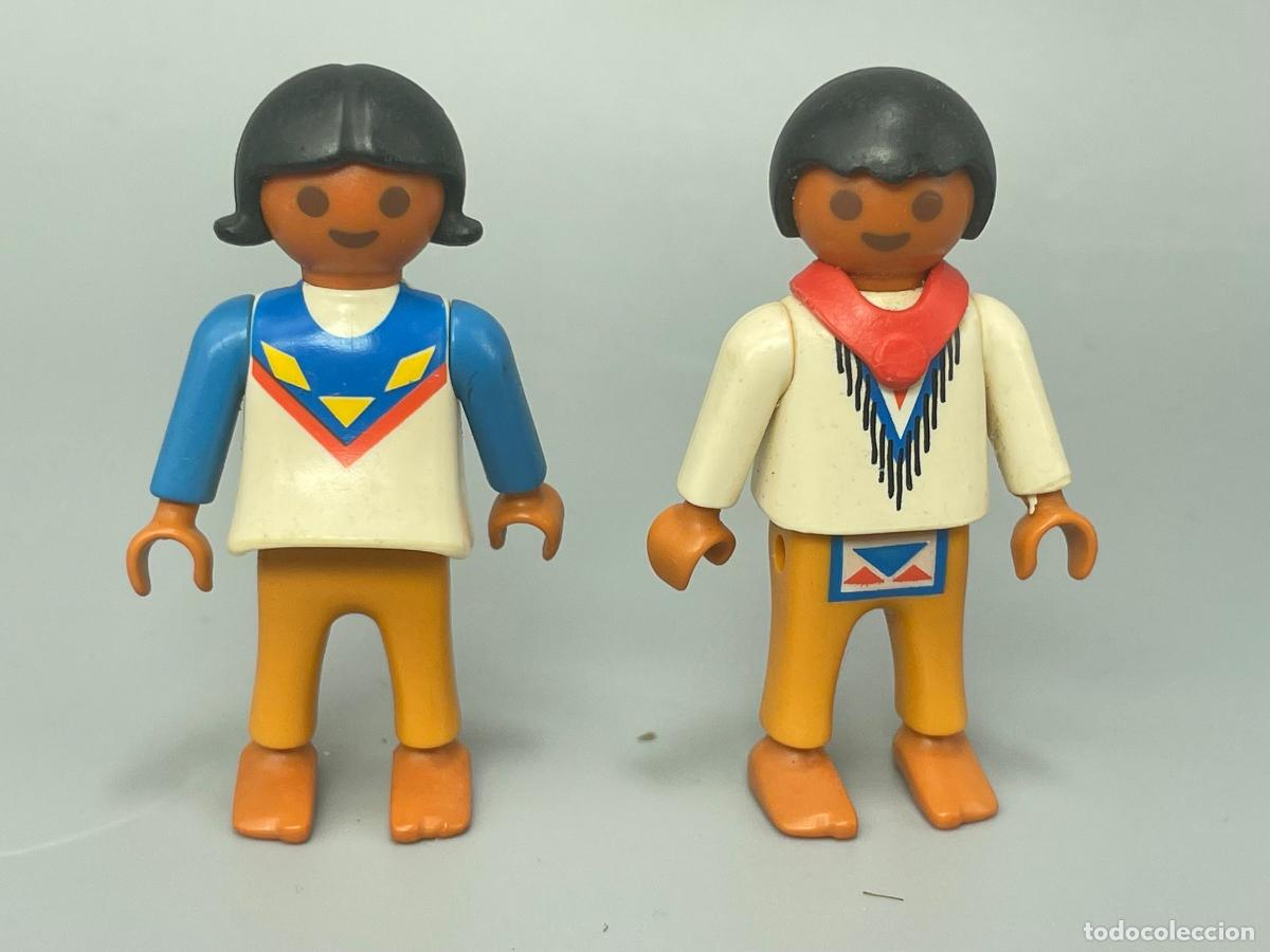 Playmobil: Playmobil lote figura ni&ntilde;o ni&ntilde;a oeste