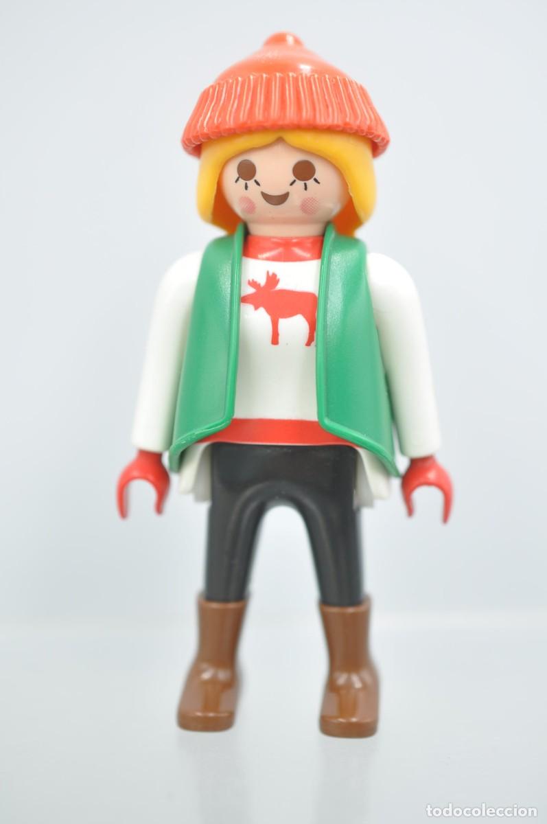 Playmobil: wsk082 Playmobil, figura mujer, mercado navide&ntilde;o