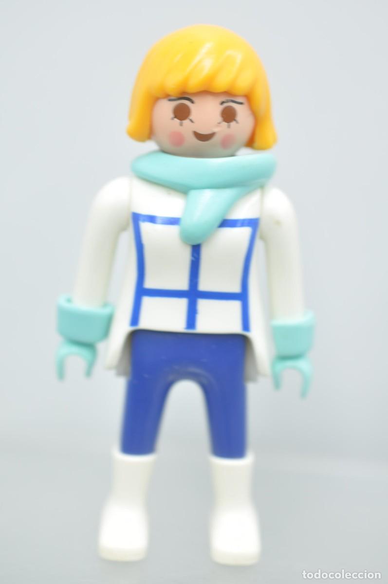 Playmobil: wsk082 Playmobil, figura mujer, mercado navide&ntilde;o