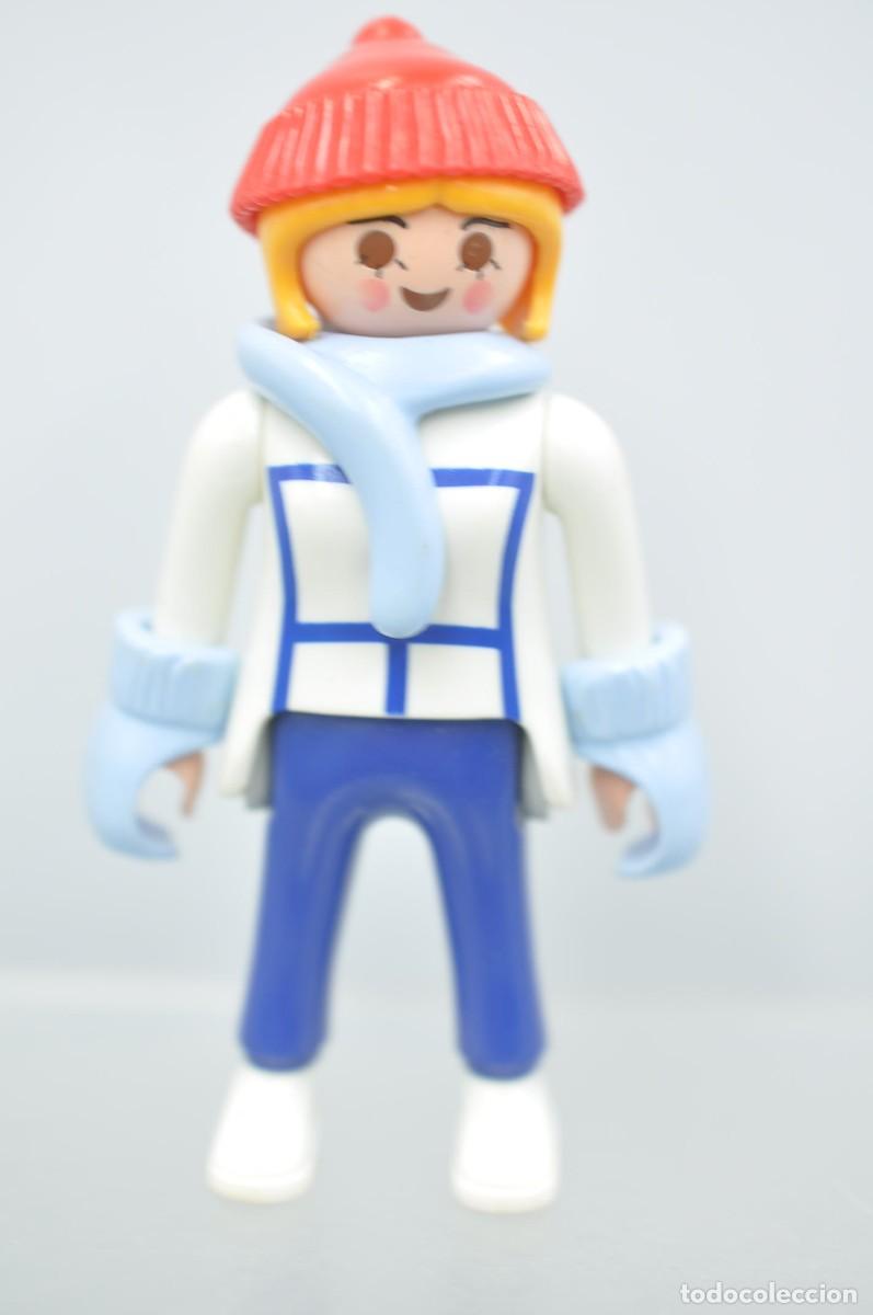 Playmobil: wsk082 Playmobil, figura mujer, mercado navide&ntilde;o