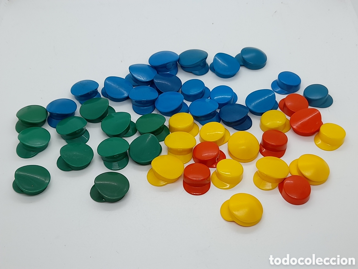 Playmobil: PLAYMOBIL. LOTE DE GORRAS DE PLATO - Foto 1