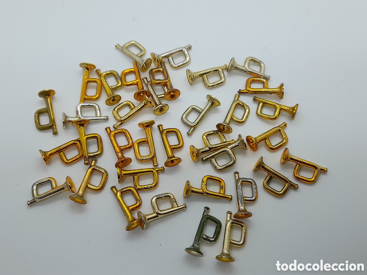 Playmobil: PLAYMOBIL. LOTE DE CORNETAS. DORADAS