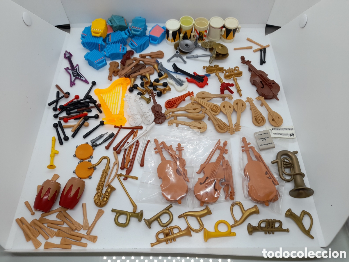 Playmobil: PLAYMOBIL. LOTE DE INSTRUMENTOS MUSICALES