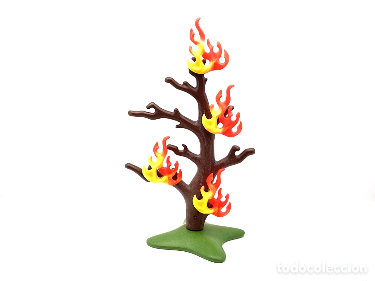 Playmobil: ACCESORIO PLAYMOBIL. ARBOL EN LLAMAS.