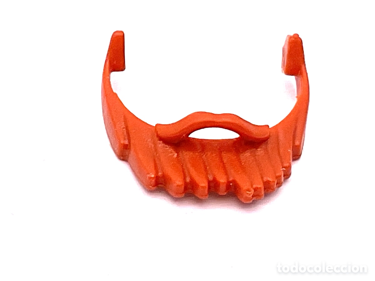 Playmobil: ACCESORIO PLAYMOBIL. BARBA COLOR ANARANJADA. . REF OESTE, GRANJERO, ETC