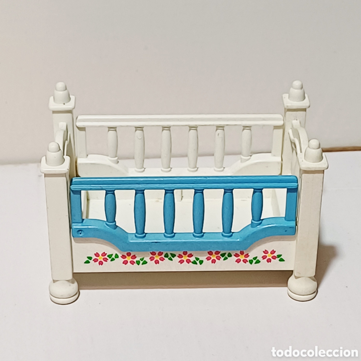 Playmobil: Pieza playmobil cama cuna blanca blanco dormitorio victoriano ni&ntilde;os city ciudad