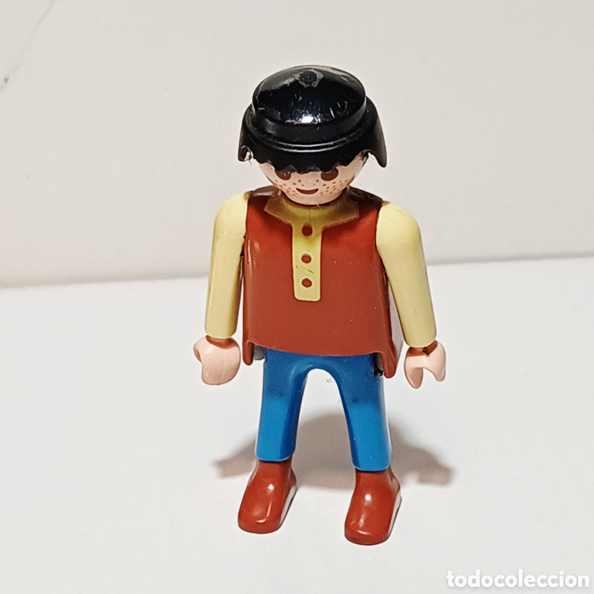 Playmobil: Figura Playmobil hombre city ciudad torso marron brazos beige
