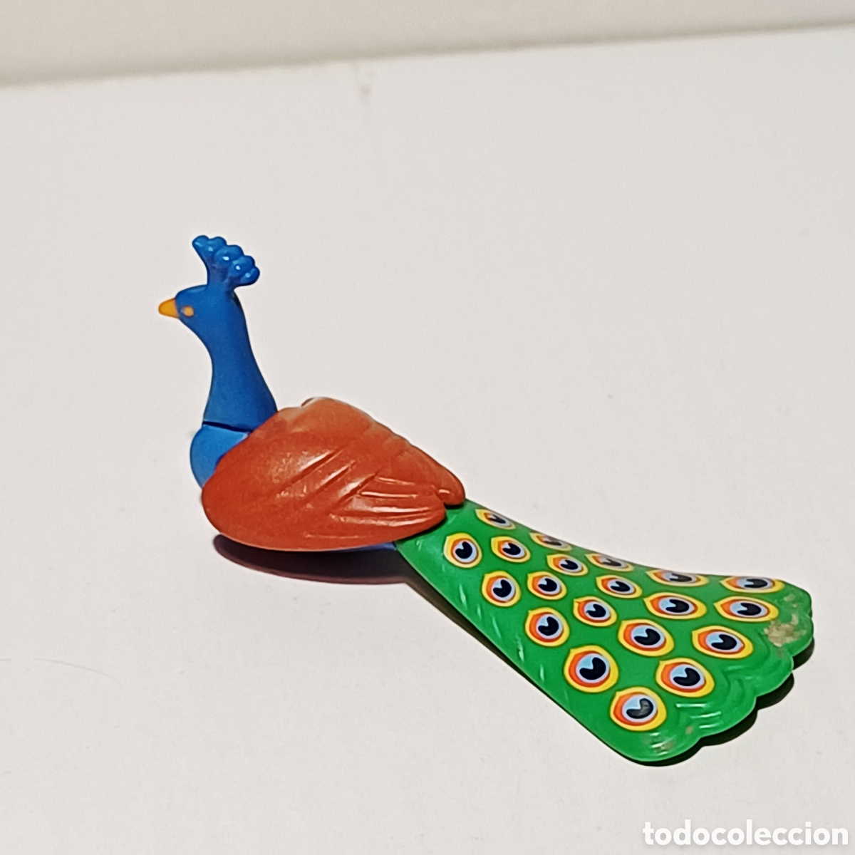 Playmobil: Pieza playmobil pavo real ave zoo selva bosque sin patas Ref. 3894 4093 4154