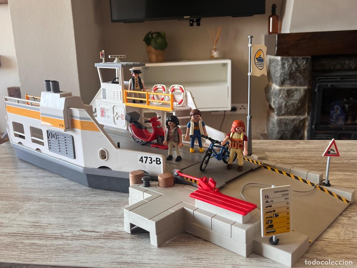 Playmobil: 5127 Barco Ferry con muelle con accesorios complemento Playmobil