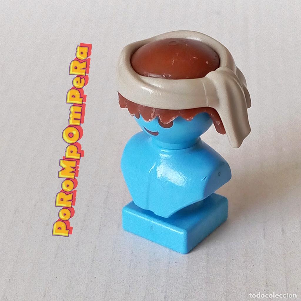 Playmobil: PLAYMOBIL PA&Ntilde;UELO GRIS CABEZA 4409 5386 ? CINTA PELO LAZO BANDANA PIRATA BEL&Eacute;N OESTE MEDIEVAL T5