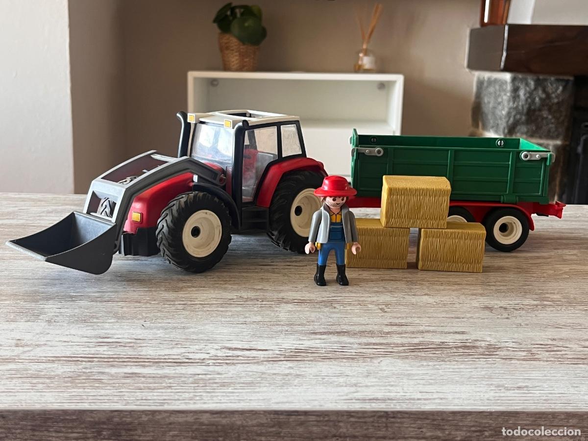 Playmobil: 4496 Tractor con remolque y con accesorios complemento Playmobil