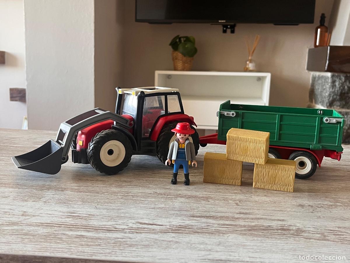 Playmobil: 4496 Tractor con remolque y con accesorios complemento Playmobil