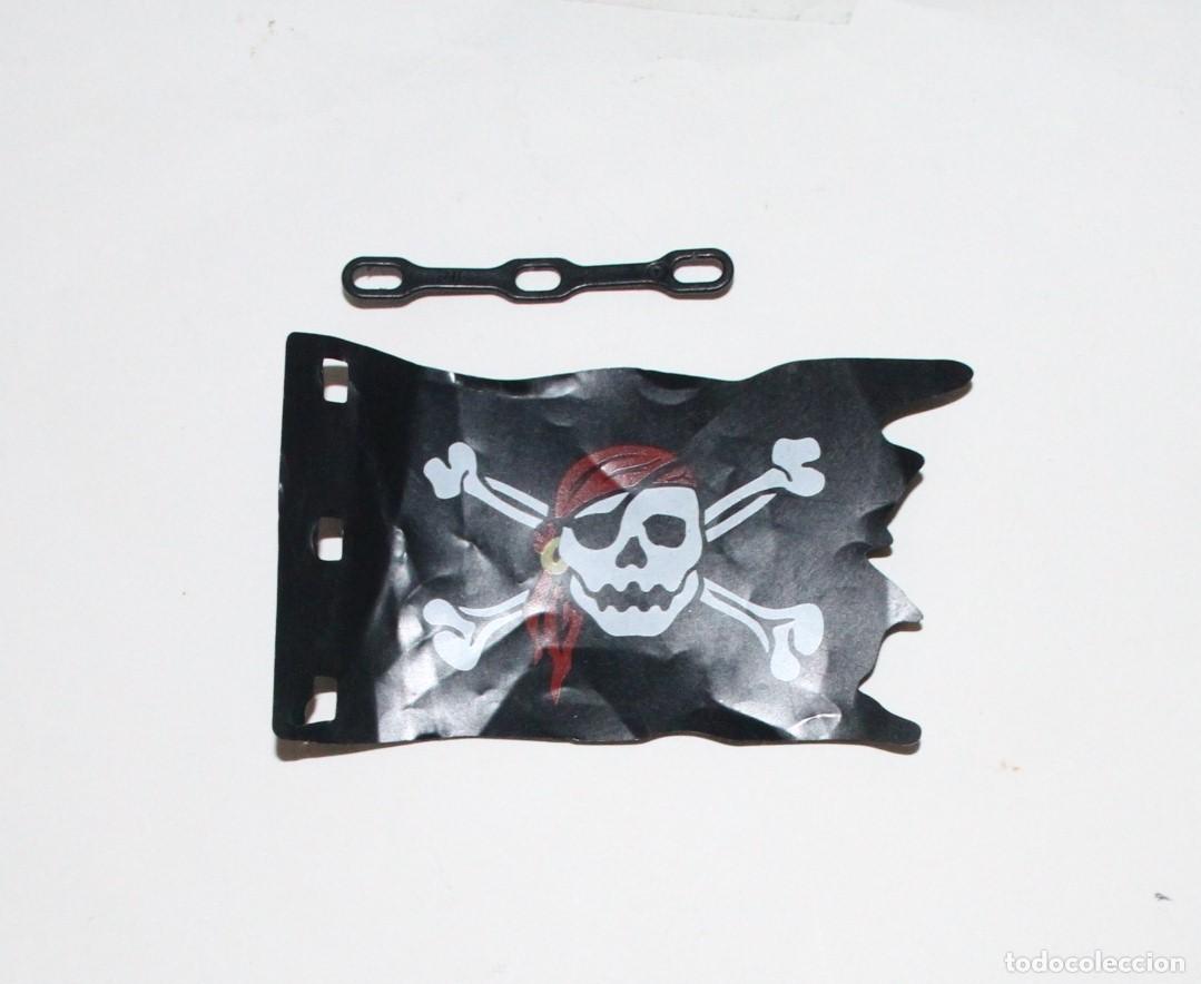 Playmobil: PLAYMOBIL BANDERA ENROLLABLE NEGRA BARCO PIRATA CAMUFLAJE 4290 GALE&Oacute;N