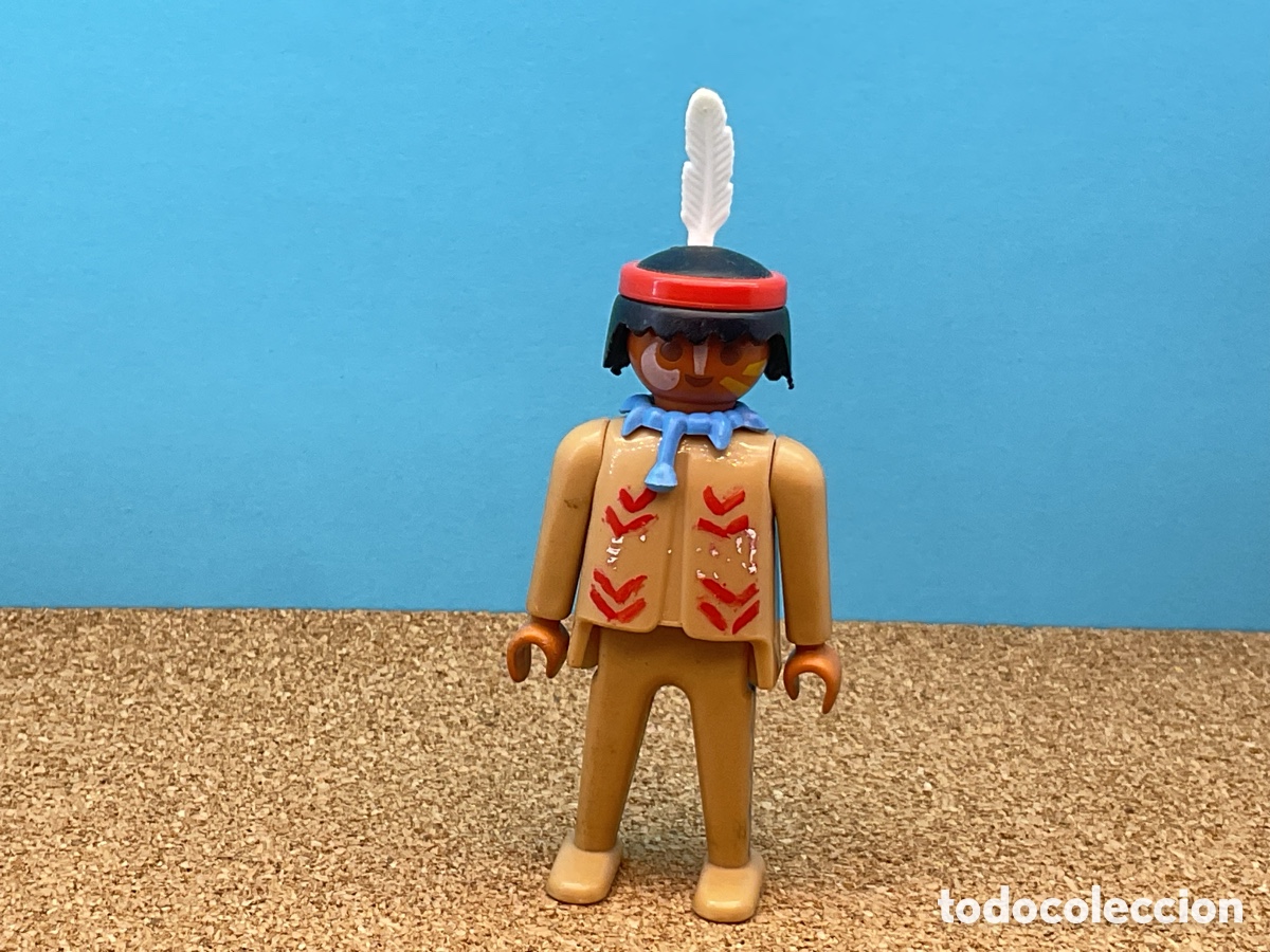 Playmobil: FIGURA PLAYMOBIL. GUERRERO INDIO.