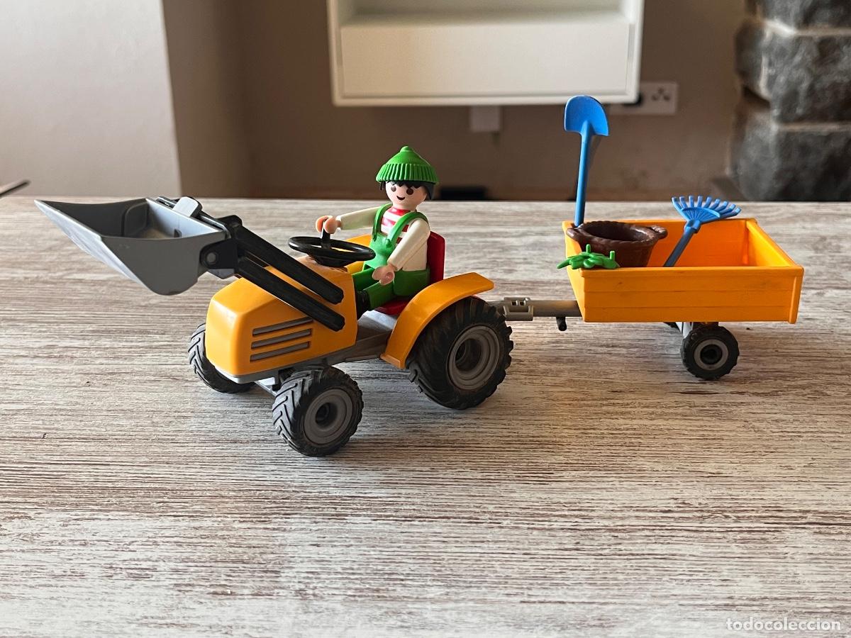 Playmobil: 4486 Jardinero con tractor con accesorios complemento Playmobil