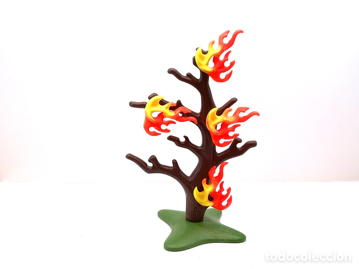 Playmobil: ACCESORIO PLAYMOBIL. ARBOL EN LLAMAS.