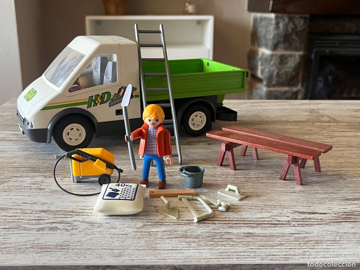 Playmobil: 4322 Furgoneta de carpintero jardinero manitas con accesorios complemento Playmobil