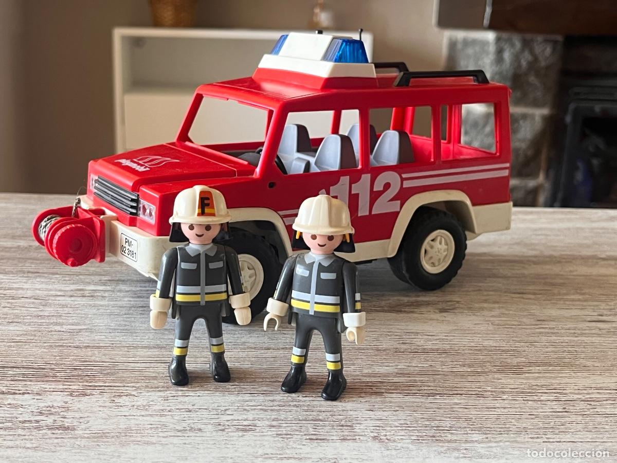 Playmobil: 3181 Jeep coche cami&oacute;n de bomberos complemento Playmobil